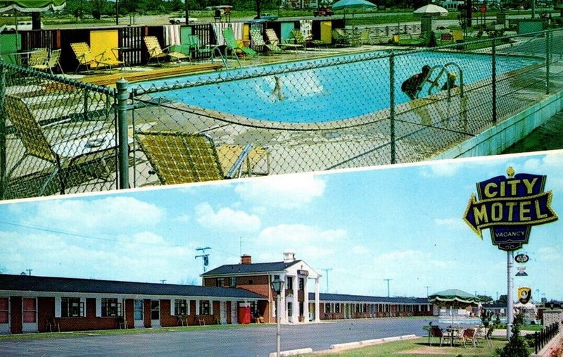 Travelers Motor Inn (New City Motel) - Vintage Postcard